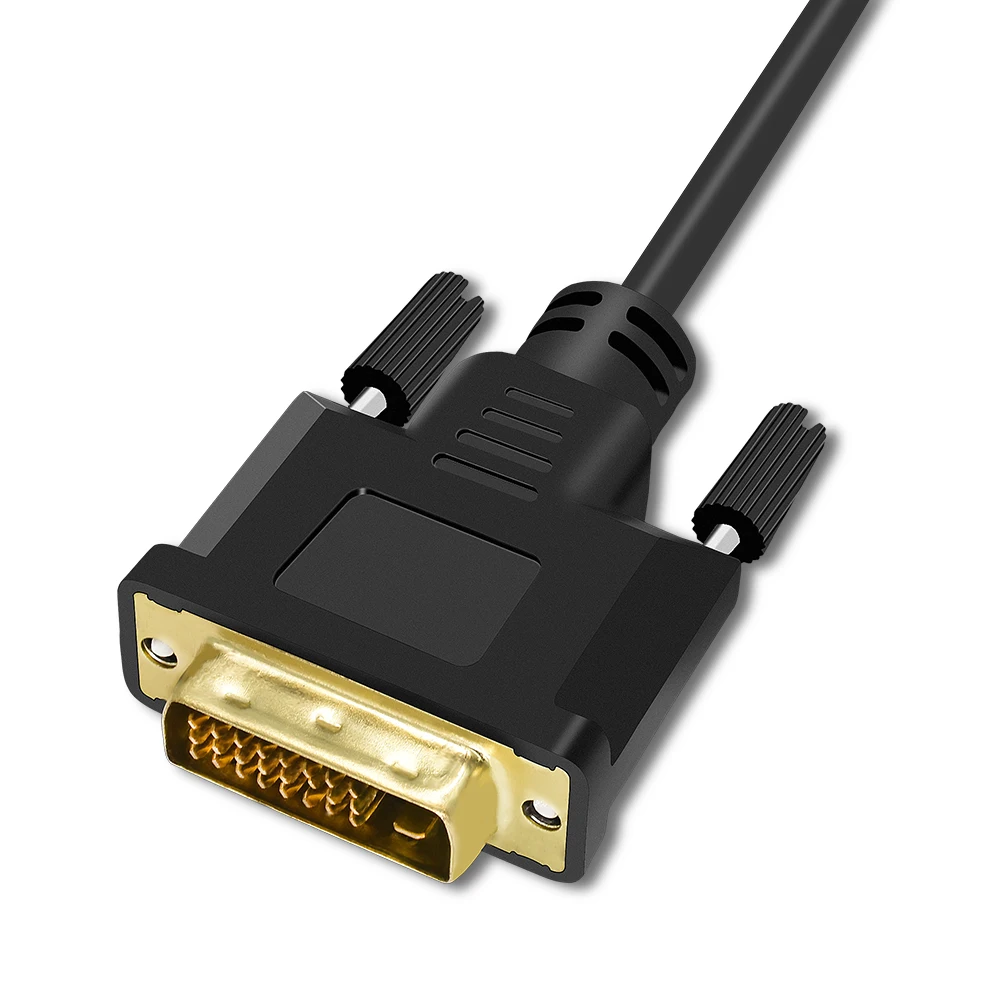 TISHRIC 10 шт. горячая распродажа кабель-адаптер DVI D VGA 24 1 25-контактный Full HD 1080P