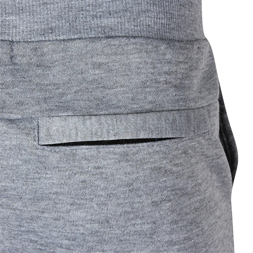 New Autumn Casual Sportswear Pants Fashion Elastic Male Trousers gray Jogger Solid Pleated Design Outdoors Jogger|designer jogger|fashion joggersgray