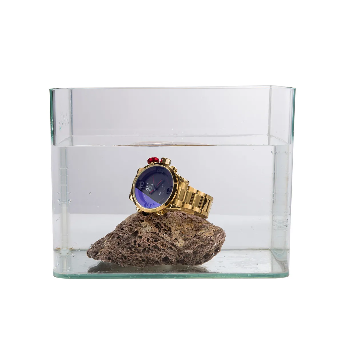 Мужские кварцевые часы со светодиодной подсветкой в стиле милитари | Наручные