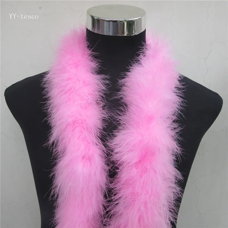 Boa de plumas esponjosas de 50g y 10 metros de largo, boa de plumas de pavo rojo te&ntilde;ido de gran calidad para fiesta/disfraces de Carnaval/chal de boa de fiesta, nuevo-5
