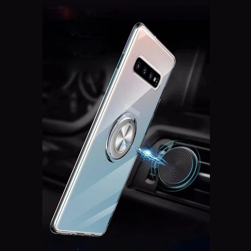 Роскошный прозрачный мягкий силиконовый чехол для Samsung Galaxy S10 Plus защитный S10e