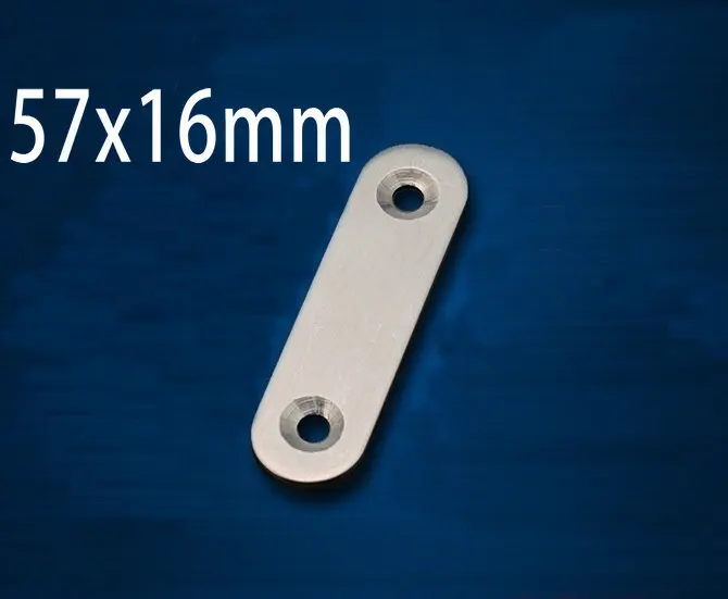

20 Pieces 57x16mm Stainless Steel Angle Plate Corner Bracket Thinckness 2mm
