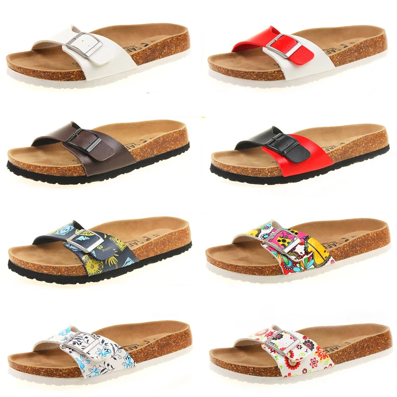 Большие размеры 35-43 размера плюс для женщин Сандалии из пробки от известного