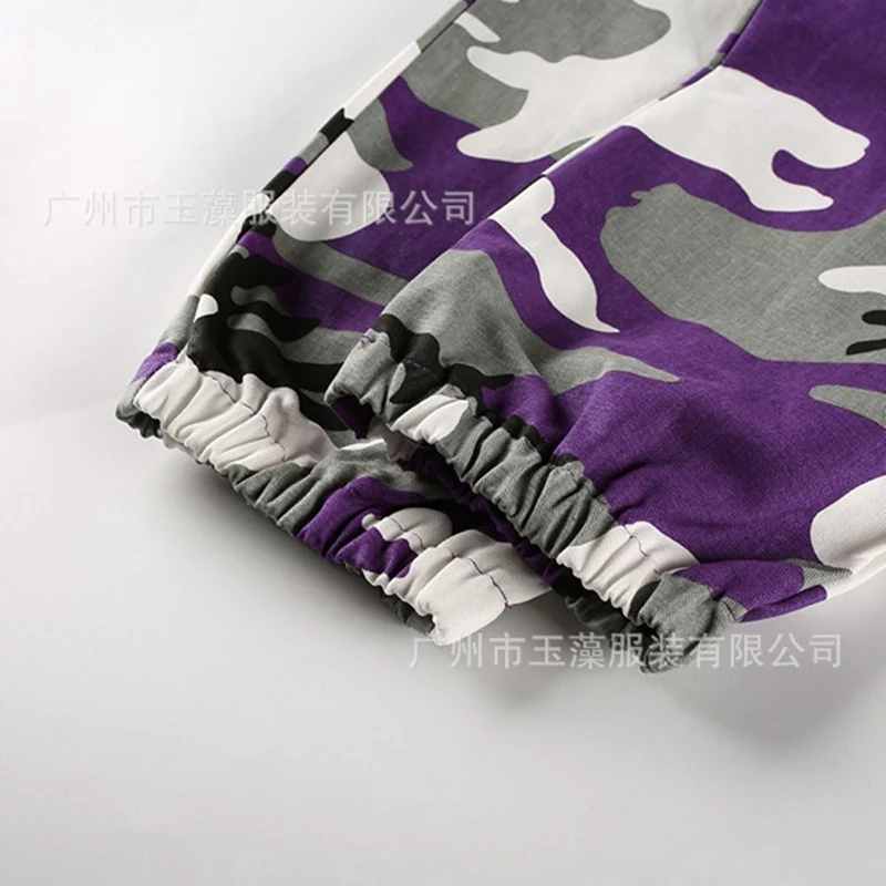 MFERLIER большие размеры 4XL 5XL летние женские уличные штаны камуфляжные модные