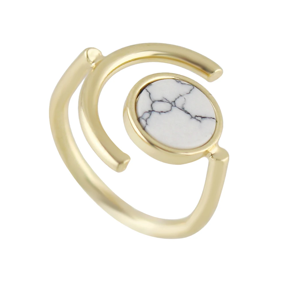 Новый Indain ювелирные изделия Boho Кольца золото Цвет с белого и синего цвета черный