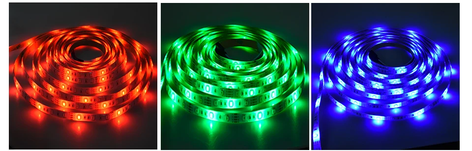 Foxanon 5В USB Светодиодные ленты Водонепроницаемый RGB светильник 2835 3528 SMD 3/24/17Key пульт дистанционного управления HD ТВ настольных ПК Экран Подсветка смещения светильник Инж
