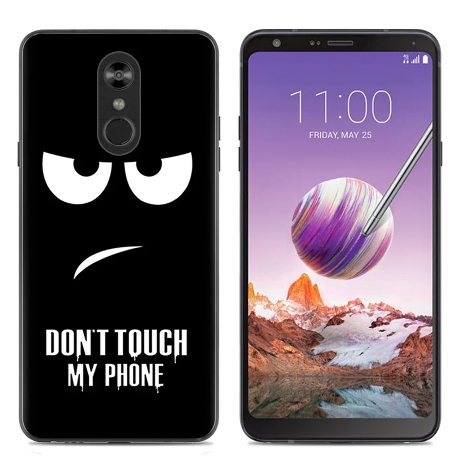 Чехол для LG Q Stylus Plus силиконовый чехол 6 2 дюйма Stylo 4 задняя крышка Plus/Stylo Телефона TPU
