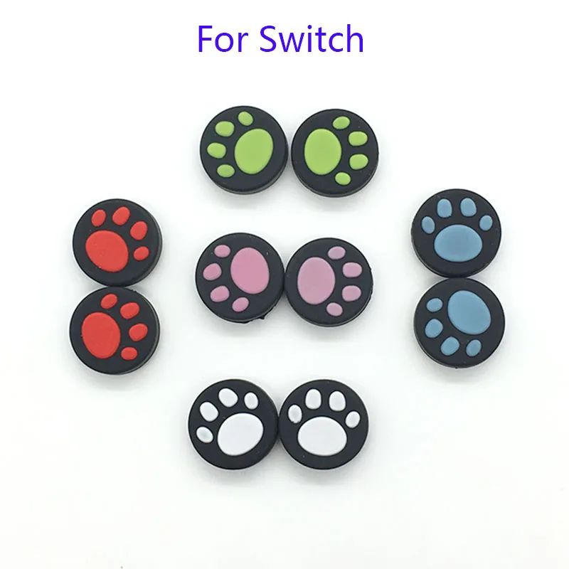 12 шт. милый кошачий коготь Силиконовый Аналоговый контроллер ручка для большого