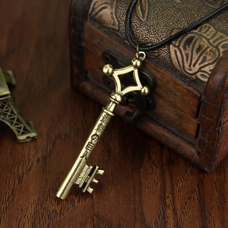 Лидер продаж, аниме, атака на титанов, Eren Key Shingeki No Kyojin, косплей, веревка, цепочка, подвеска, ожерелье, ювелирные изделия для мужчин и женщин, подарки