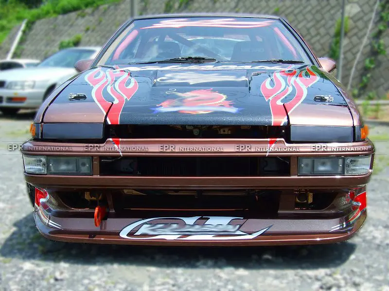 FRP бампер для Toyota AE86 Trueno MBT2 стиль стекловолокно передний Корпус Комплект тюнинг