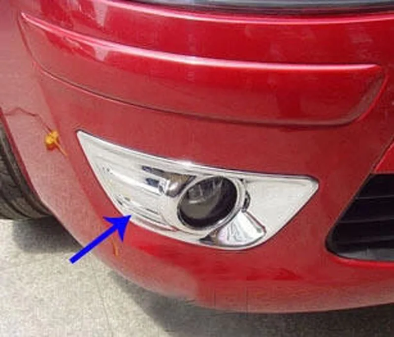 2 шт. чехлы для передних противотуманных фар Citroen/C4 2009 2011 яркое украшение рамки