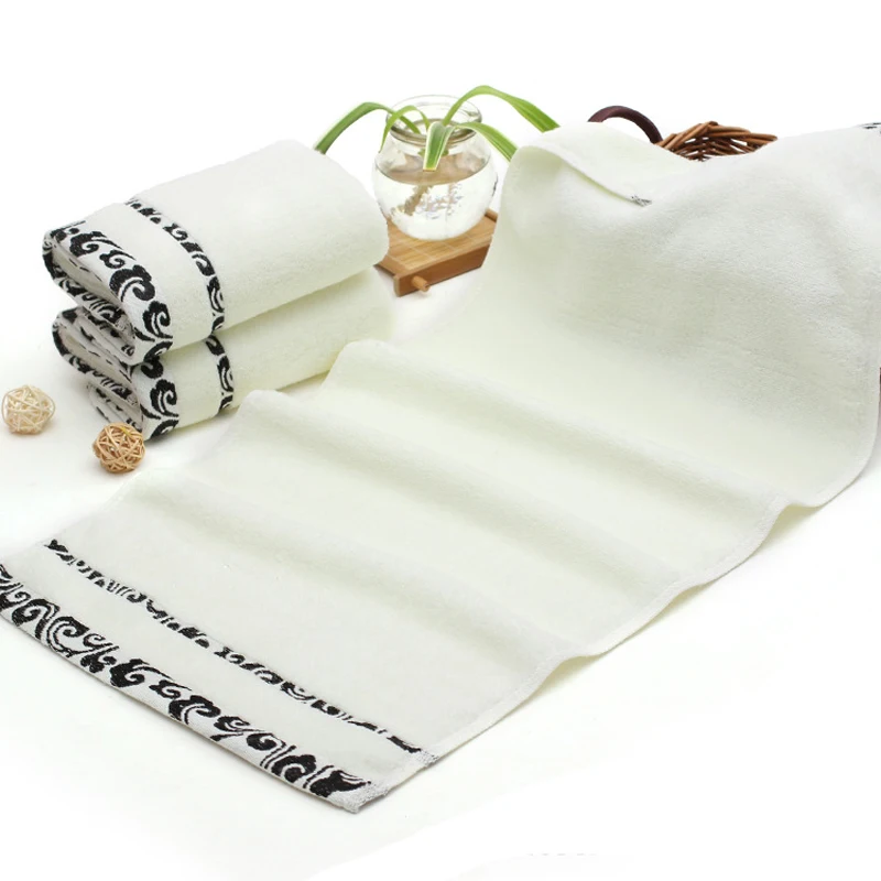 34x75 см Чистый хлопок полотенца для лица и рук абсорбирующее банное полотенце