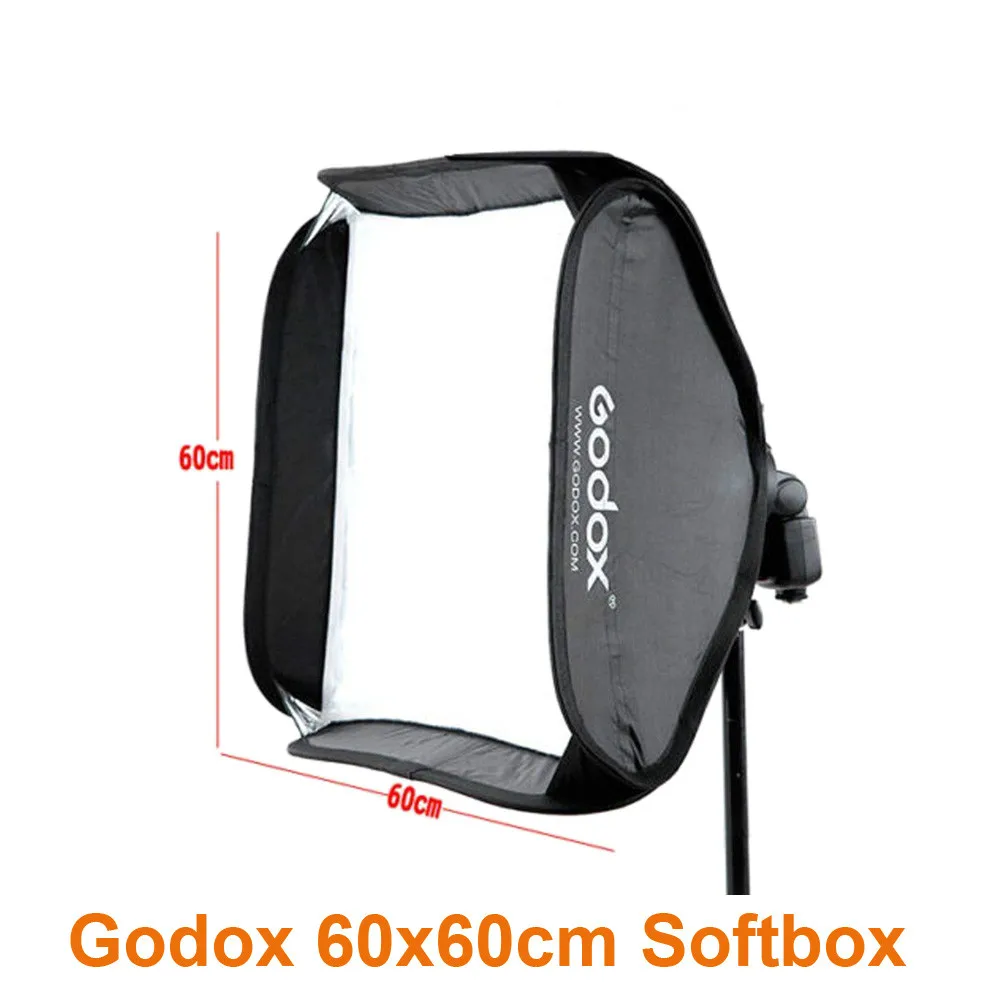 Софтбокс Godox 60x60 см рассеиватель Отражатель для вспышки Speedlite светильник ная