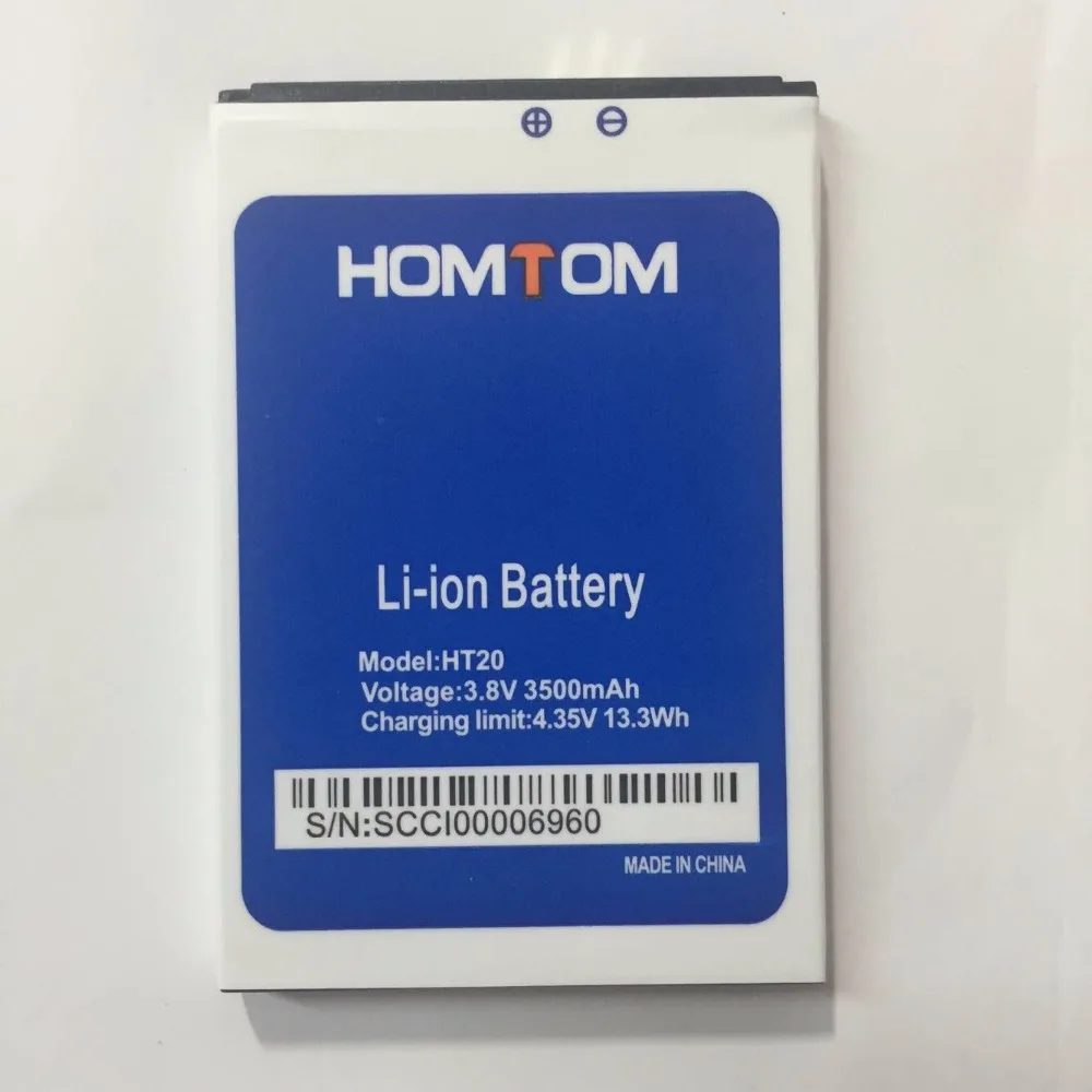 Новый аккумулятор 3500mAh HT20 для HOMTOM HT 20 Bateria Batterie Baterij|Аккумуляторы мобильных