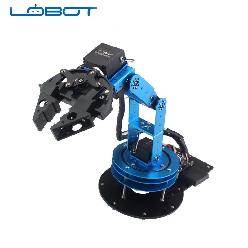 LOBOT Промышленные 6 DOF робот Arduino сервоприводы Arm механические коготь