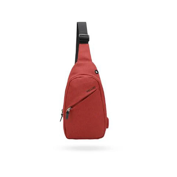 red Xiaomi Пелльо 2L USB, сумка на плечо, сумка через плечо, сумка на пояс Водонепроницаемый полиэстер груди ранец рюкзак для путешествий - Цвет: red