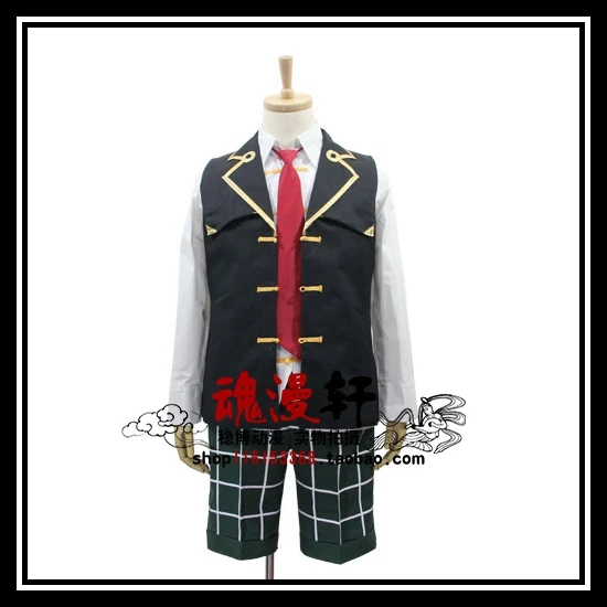 Костюм для косплея Pandora Hearts Oz кофта + брюки жилет пальто 11