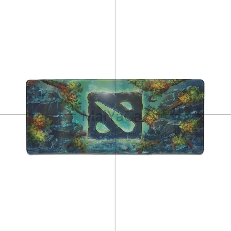 MaiYaCa, новинка, логотип Dota 2, резиновый коврик для мыши, коврик для клавиатуры, Настольный коврик для игры, аниме, мультипликационный принт, большой размер, игровой коврик для мыши