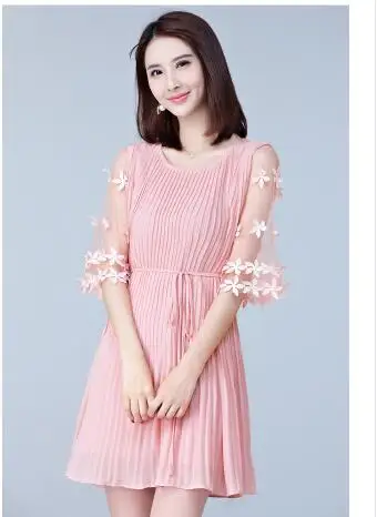 Платье для беременных с круглым вырезом и цветами | Мать ребенок