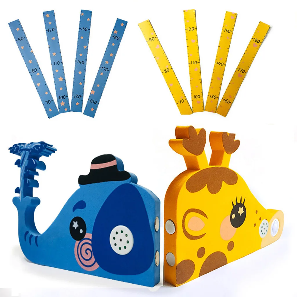 Съемная детская 3D диаграмма высоты измеряемая Наклейка на стену для детской