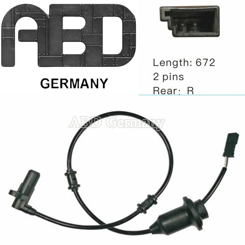 

ABD Germany ABS Wheel Speed Sensor 220 540 05 17 for Mercedes-Benz S W220,C 215