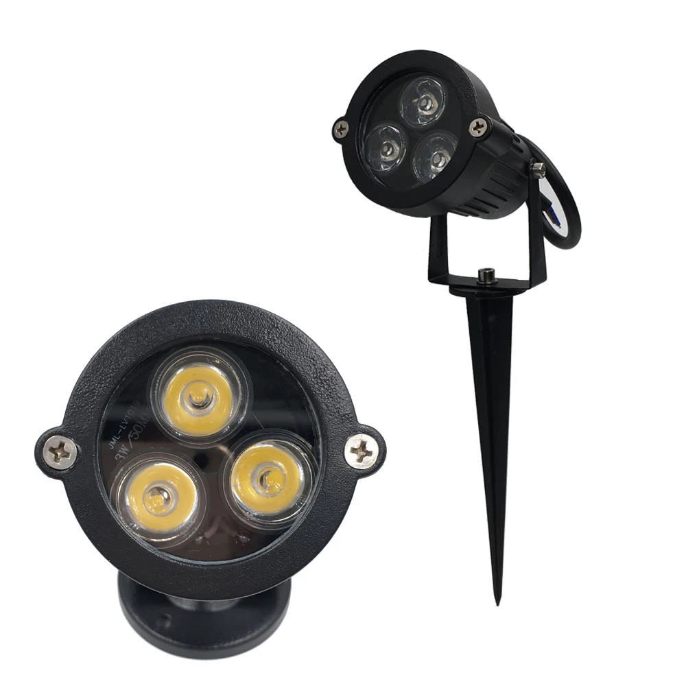 LED Garden Light Lawn Lamp Outdoor Landscape 3W LED Spike Light Waterproof DC 12V AC 220V Path Bulb Warm White Green Spot Lights