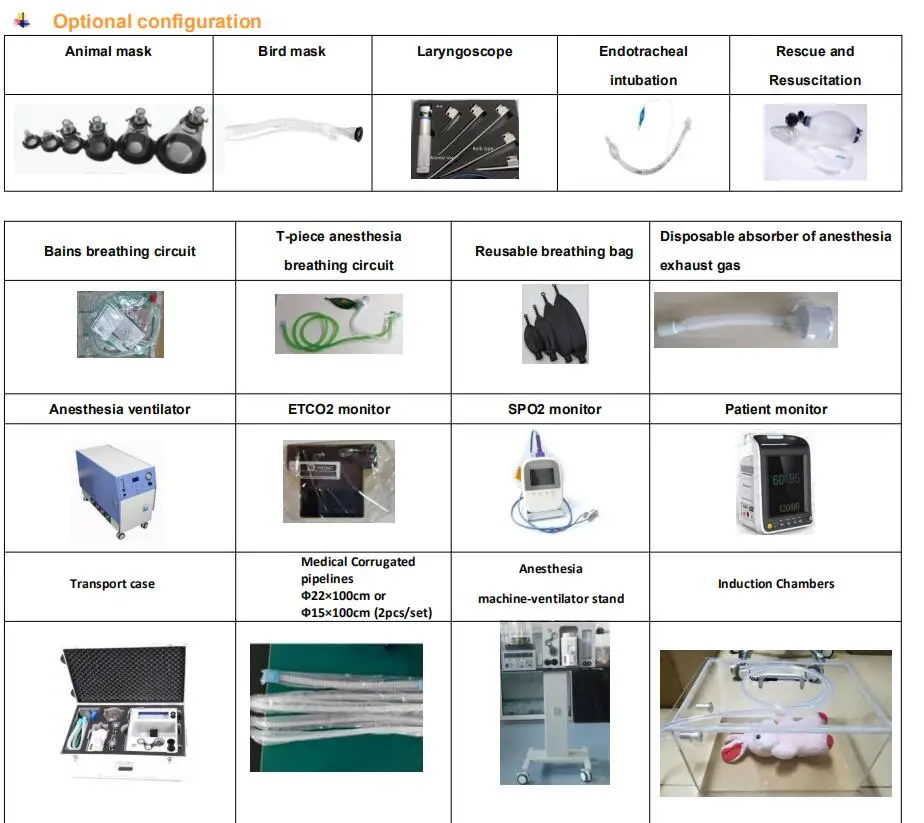 Uvet Veterinary Portable Anesthesia Machine stable and reliability adjustable easily for Veterinary equipment