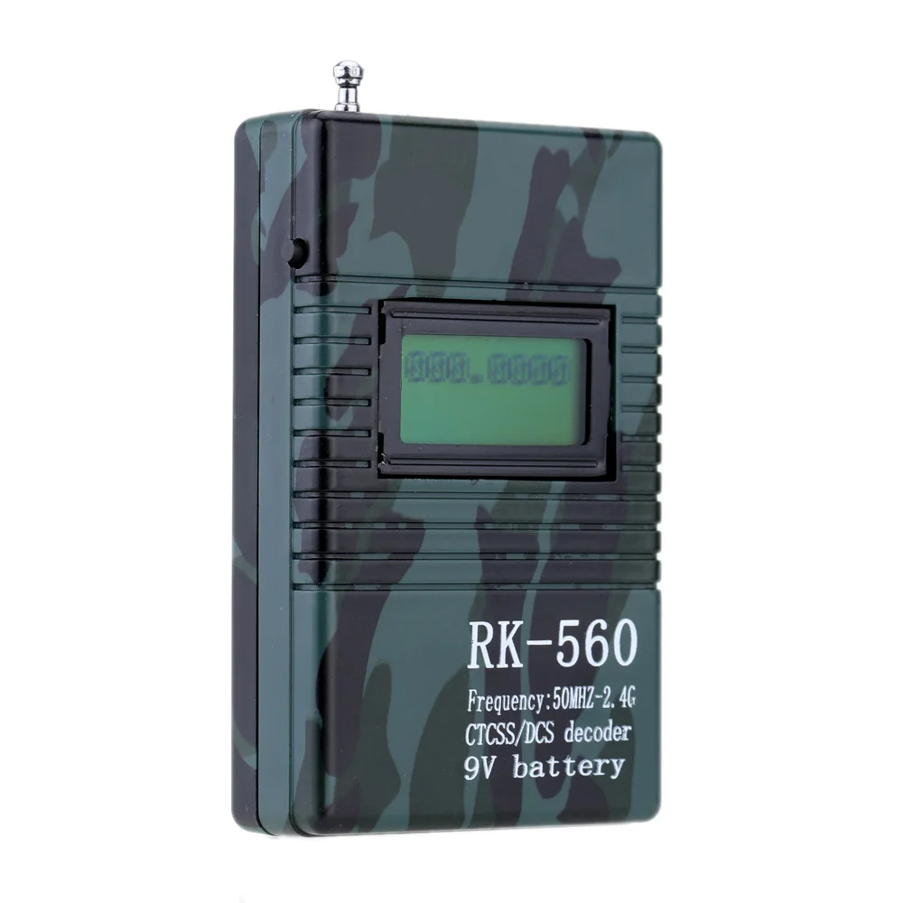 MYLB RK560 50 мГц 2 4 ГГц Портативный ручной счетчик частоты DCS CTCSS Радио Частота