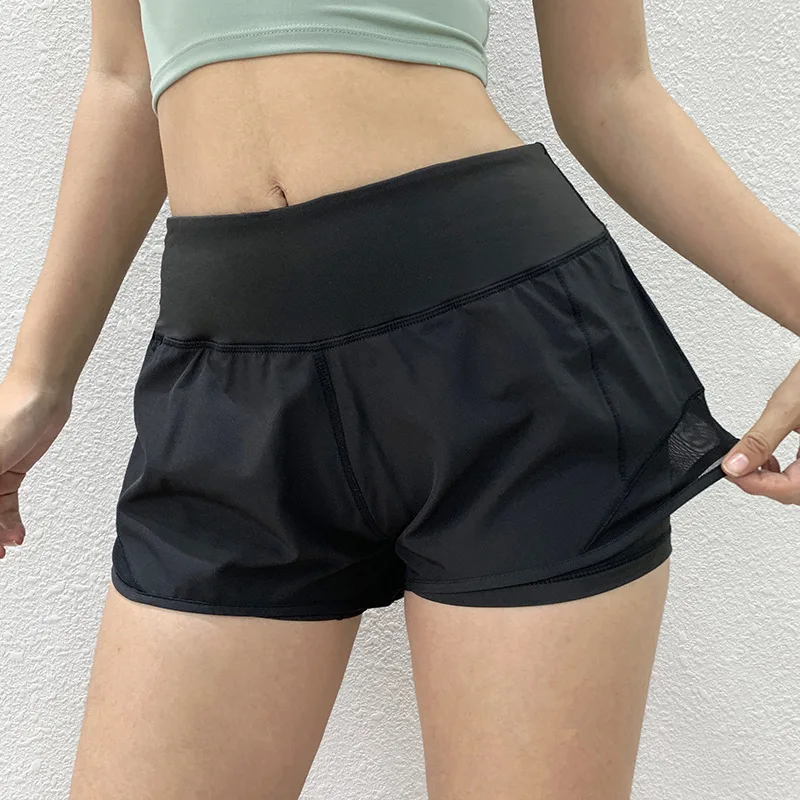 HTLD хит, летние короткие шорты, женские двухслойные шорты для фитнеса, Femme, быстросохнущие шорты 2 в 1 для тренировок, повседневные спортивные шорты для бега 163