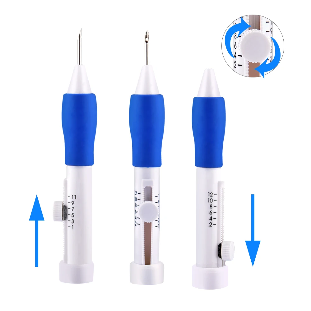 

Embroidery Punch Needle Set 50 Color Thread Embroidery Needle Punching Stitching Needlework Craft Tool Sewing Accessories