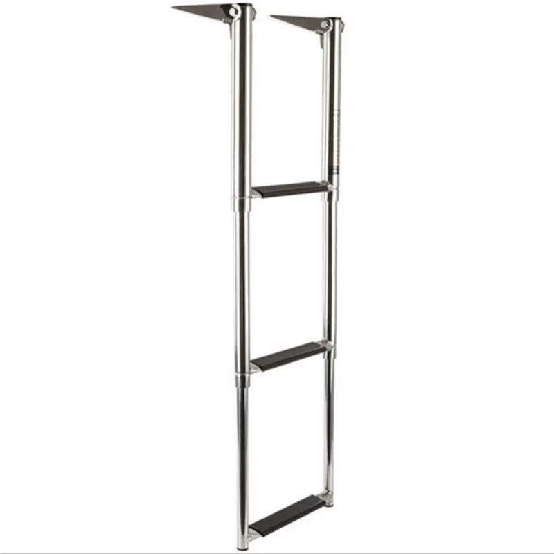 Аксессуары для лодок 3 ступенчатая складная телескопическая лестница платформа