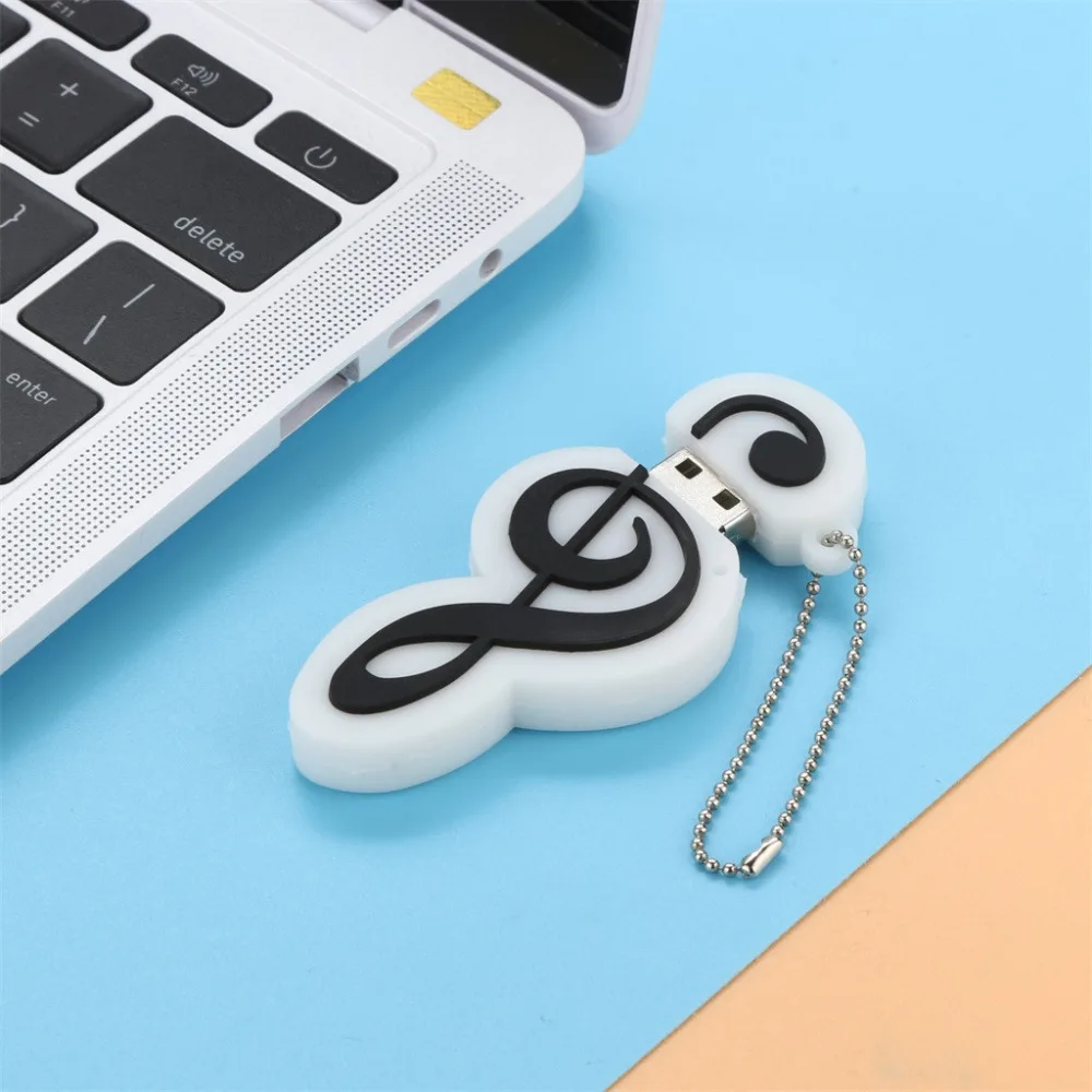 32 Гб USB мультфильм в форме ноты Классная модель Флэш память Флешка Ручка U диск 4