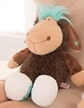 green eyebrow sheep Amy Jolly Sheep candy, цветок овцы, плюшевая игрушка, высокое качество, 35 см, 50 см, подарок на день рождения, подарок на день детей, 1 шт - Цвет: green eyebrow sheep