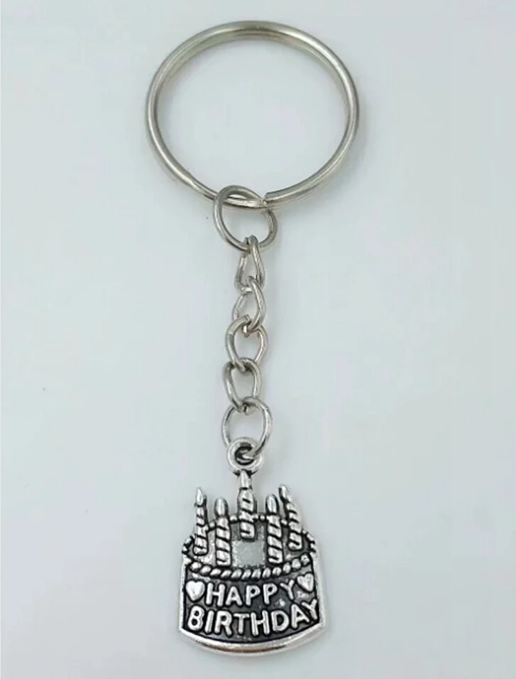 Горячая 50 шт Модные Винтажные торты на день рождения из сплава Очаровательная