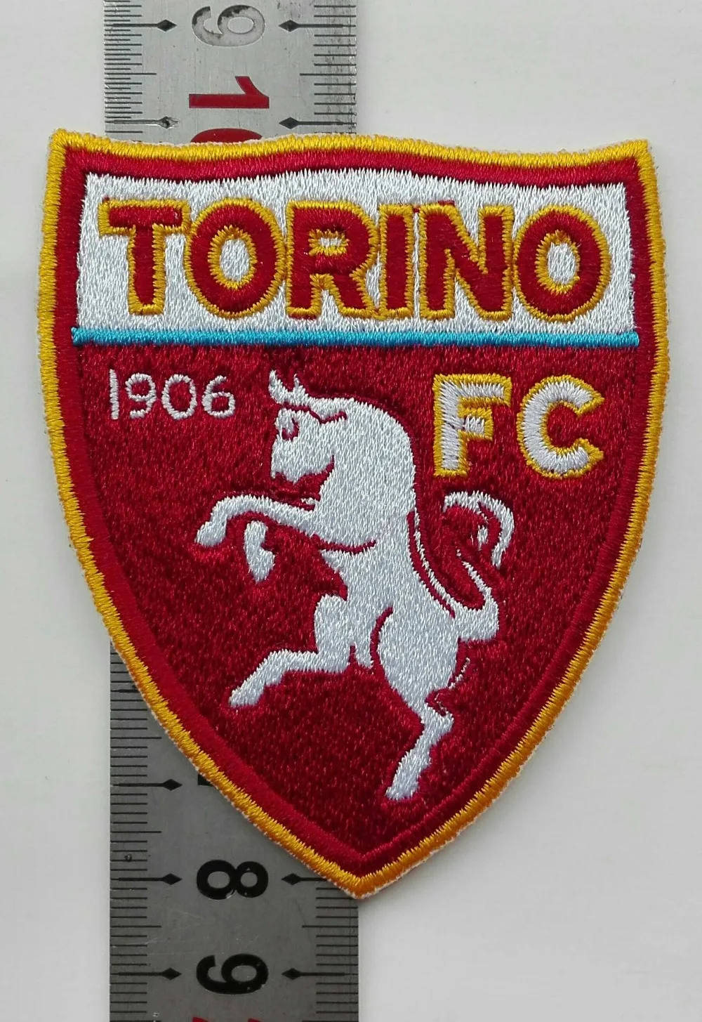 2 шт./лот Футбольная форма команда логотип Torino термоклейкая нашивка Aufnaeher
