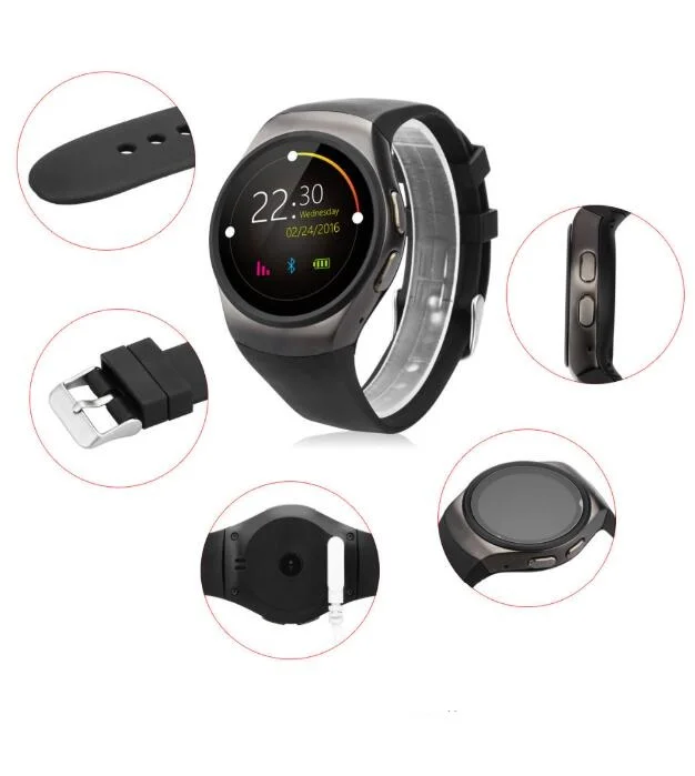 KW18 Bluetooth Smartwatch телефон 1 3 &quotсенсорный экран Поддержка SIM TF карта браслет