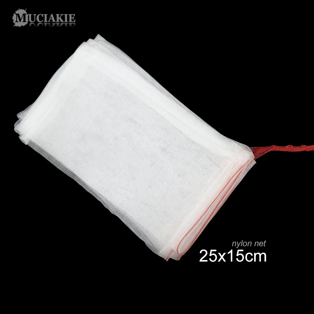 5PCS 25x15cm Nylon Netting White Fabric Grow Bags Mesh Net Garden Plants Fruit Protection Bag Anti Brid Drawstring | Дом и сад