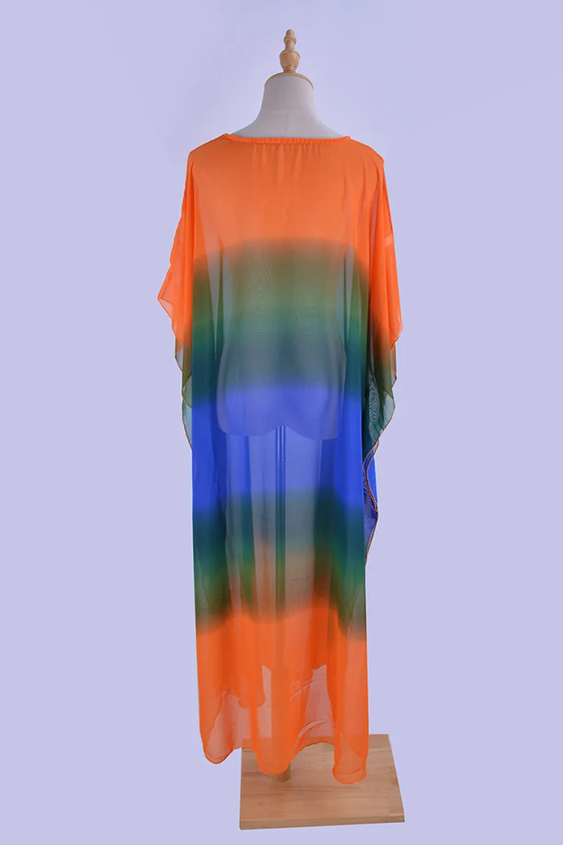 Женское пляжное пикантное накидка шифоновое бикини одежда для плавания туника