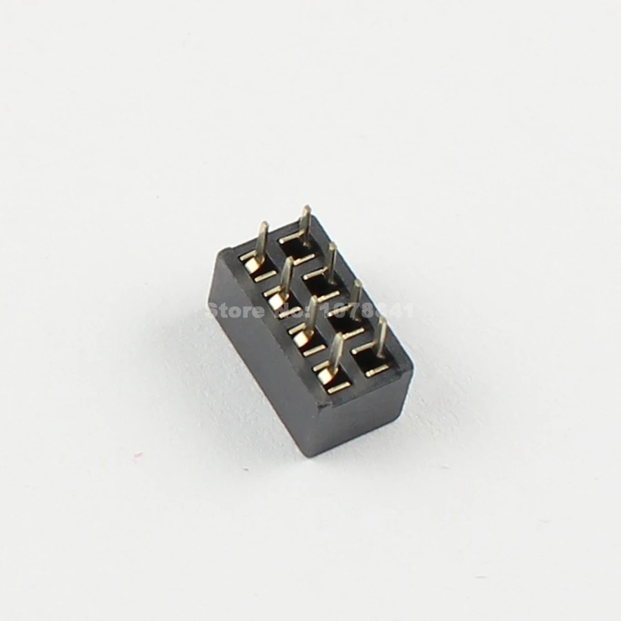 Фото 20 штук 2 мм 0 Шаг 2x4 Pin-8 Pin женский двойной прямой ряд штыревой разъем полосы 20 штук 2 мм 0 Шаг 2x4 Pin-8 Pin женский двойной прямой ряд штыревой разъем полосы