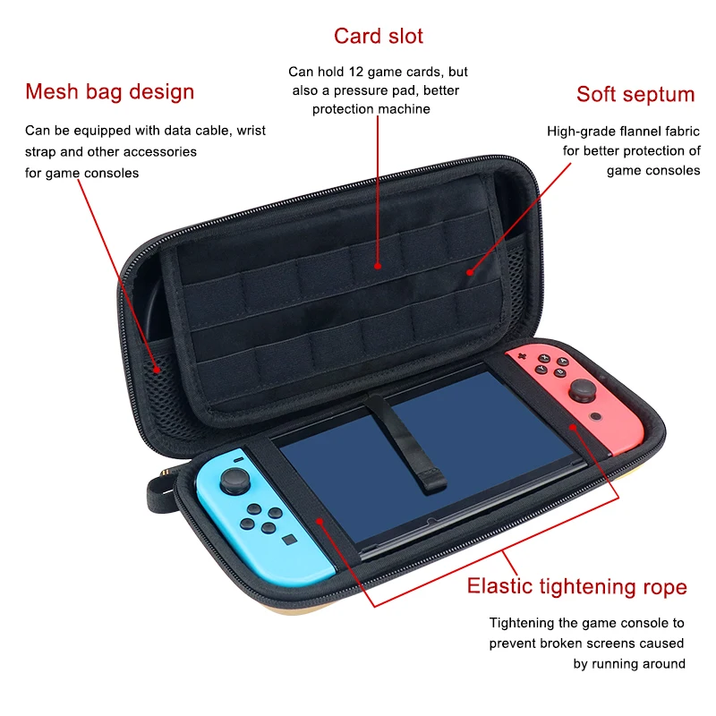 IKSNAIL для Nintend сумка Switch жесткий командной игры в покебол (чехол NS консоли