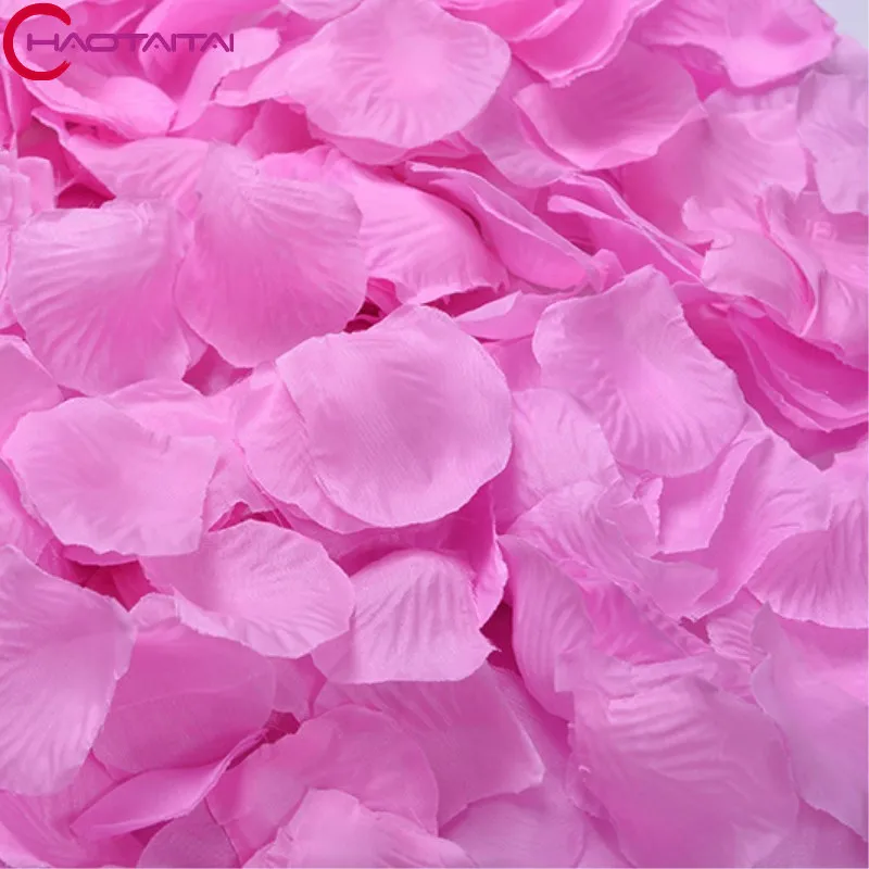 Свадебные лепестки роз 2018 Лидер продаж Романтический шелк для украшения