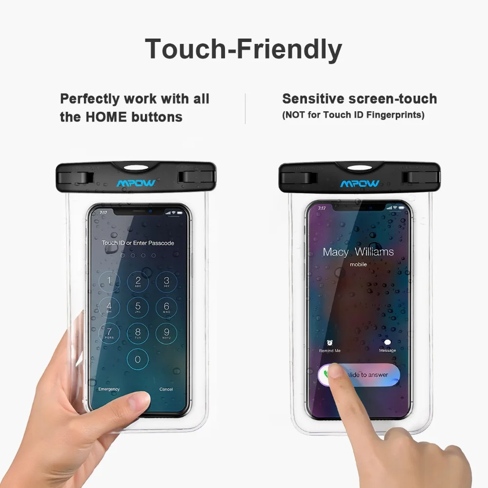 Водонепроницаемый чехол Mpow PA021 IPX8 для мобильного телефона универсальный iPhone Xs Xr 6S