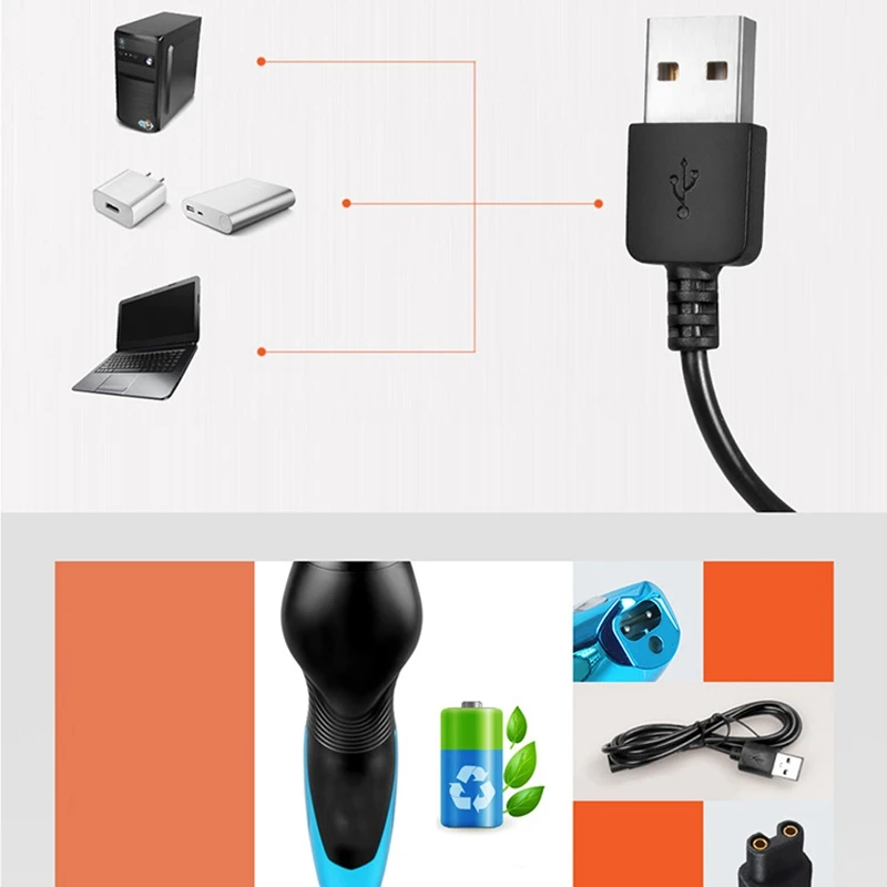Лидер продаж! Nikai Usb перезаряжаемая электробритва электрические ножницы бритвы