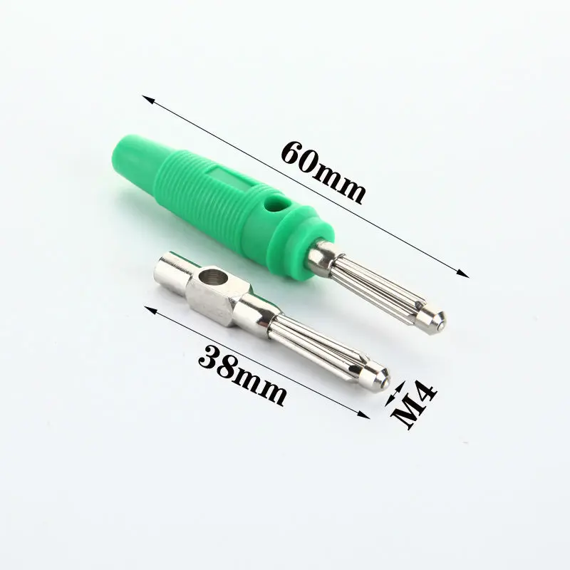 1 шт. 4 мм тонкая медная вилка типа банан кабель усилителя динамика провод питания