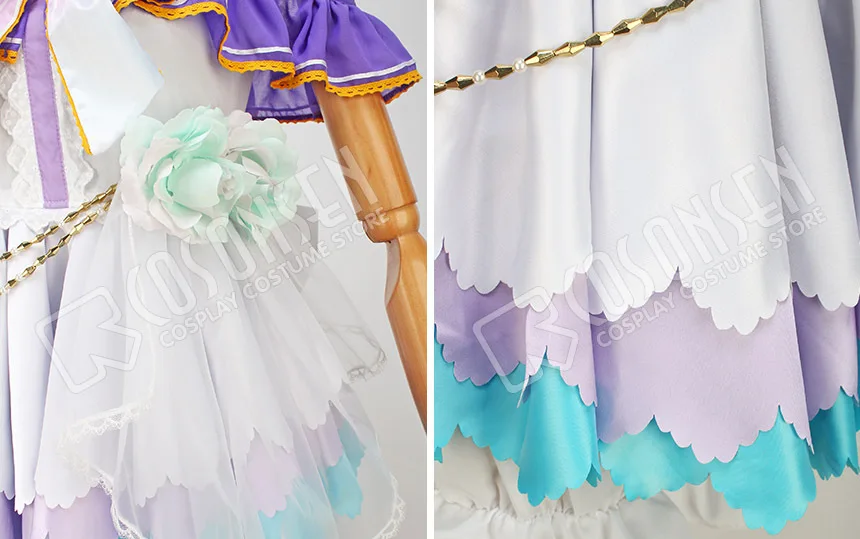 COSPLAYONSEN Love Live! Платье для косплея Hanayo Koizumi белое платье пробуждения ко Дню Святого