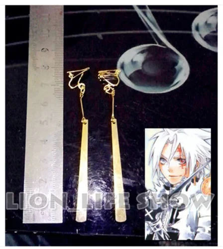 Серьги подвески Biamoxer с Аниме D.Gray man Allen Walker аксессуары для косплея|Реквизит
