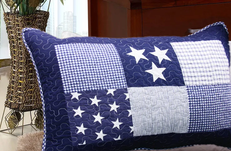 Высококачественная Новая модная детская наволочка для мальчиков 50*70 Лоскутная