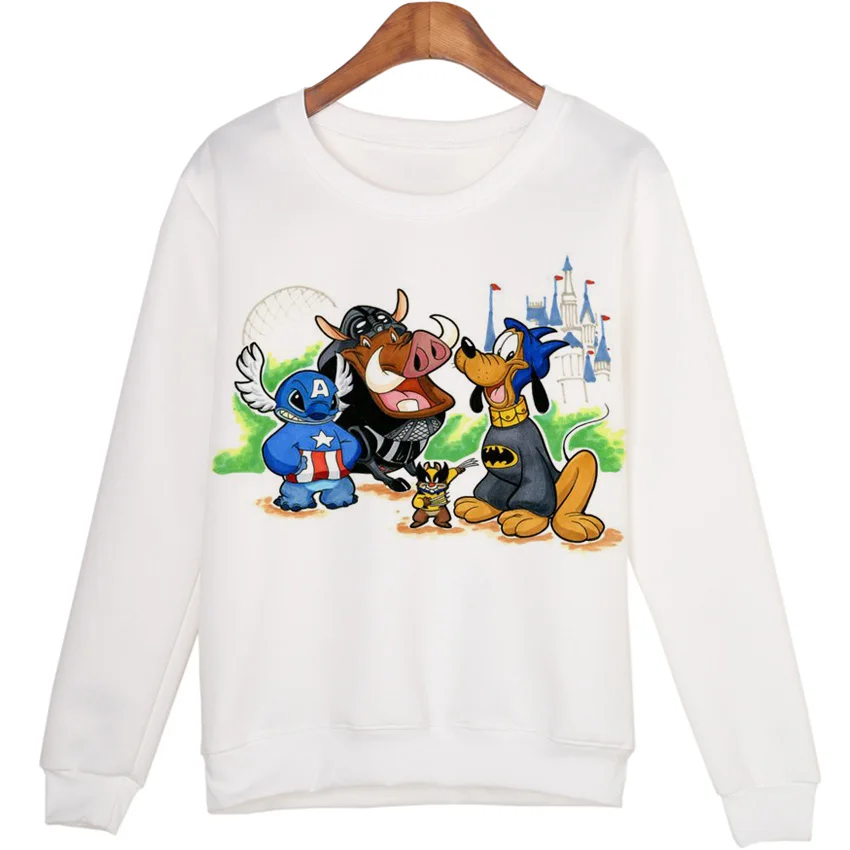 

17 Colors Winer Fashion Hoodies For Women Harajuku Sweatshirts For Lady School Students Cartoon Pullovers WMH33