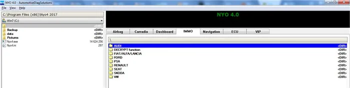 NYO 4 Полная база данных Подушка безопасности+ Carradio+ приборная панель+ IMMO+ навигация ссылка для загрузки