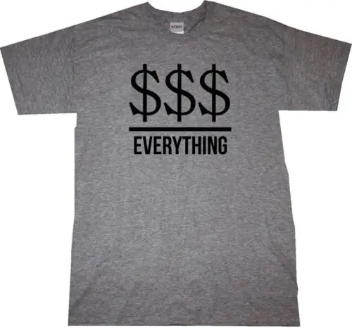Уличная футболка Kings of NY Money Over Everything Бренд New York NYC Design | Мужская одежда